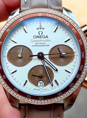 卡布奇诺98新欧米茄超霸324.28.38.50.02.002自动机械38mm女表