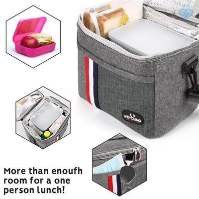 Fashion Insulated Thermal Cooler Lunch box food bag for work