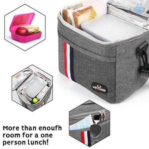Fashion Insulated Thermal Cooler Lunch box food bag for work
