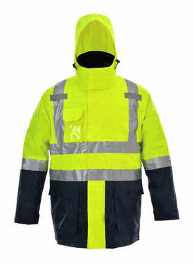 牛津防水建筑警示荧光叔复合b406 工作服服安大涤纶 反光服环卫