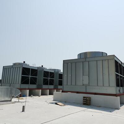 冷冻机组配套降温全钢横流冷却塔防腐防锈