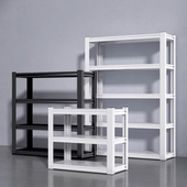 家用货架置物架多层落地仓库阳台储藏室杂物间商用超市钢制收纳架