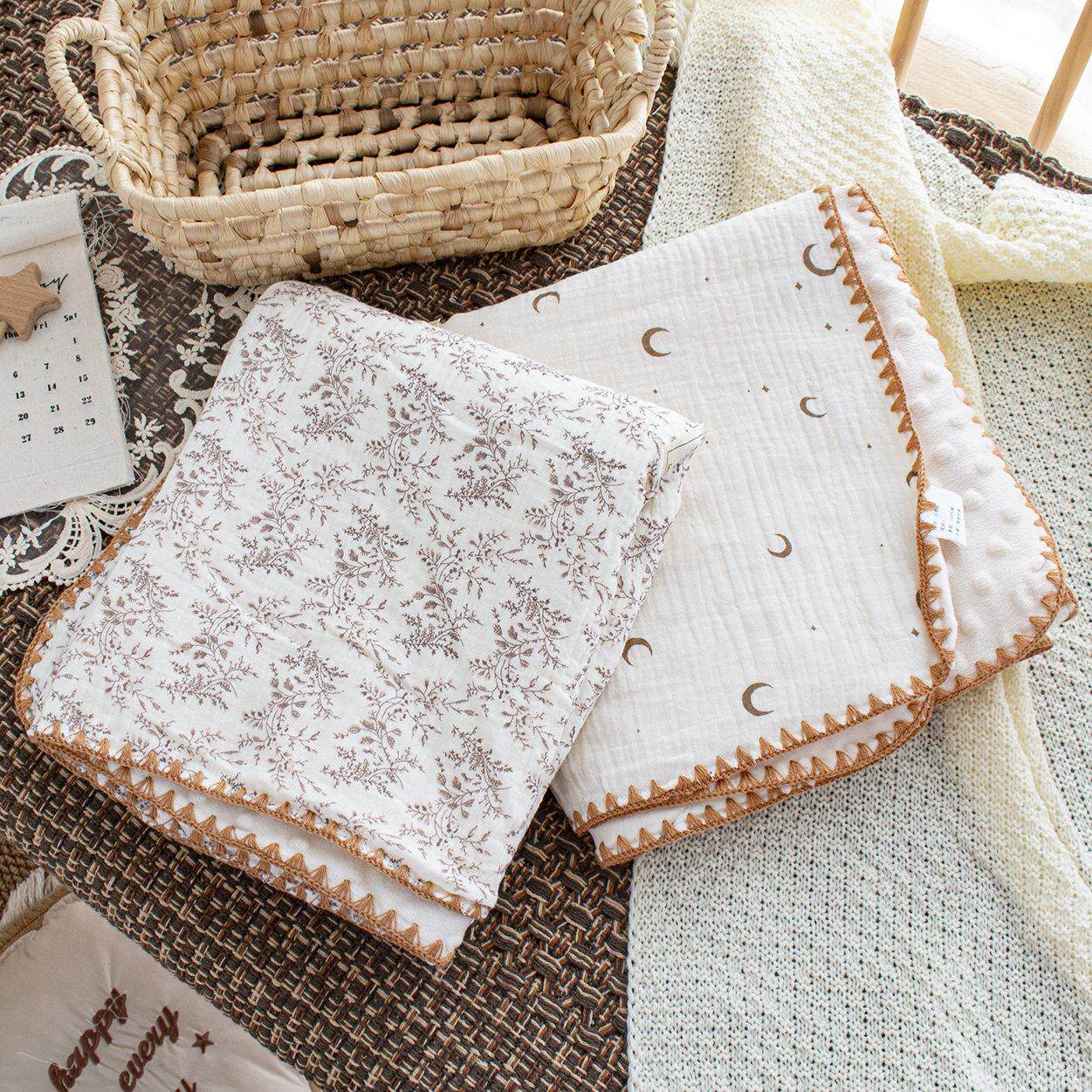 豆豆毯婴儿盖毯新生宝宝专用安抚豆豆被儿童毛毯幼儿园春秋小被子