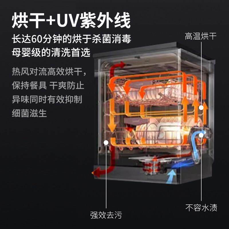 台式洗碗机双模式免安装家用厨房小型洗碗机迷你全自动水果刷碗机