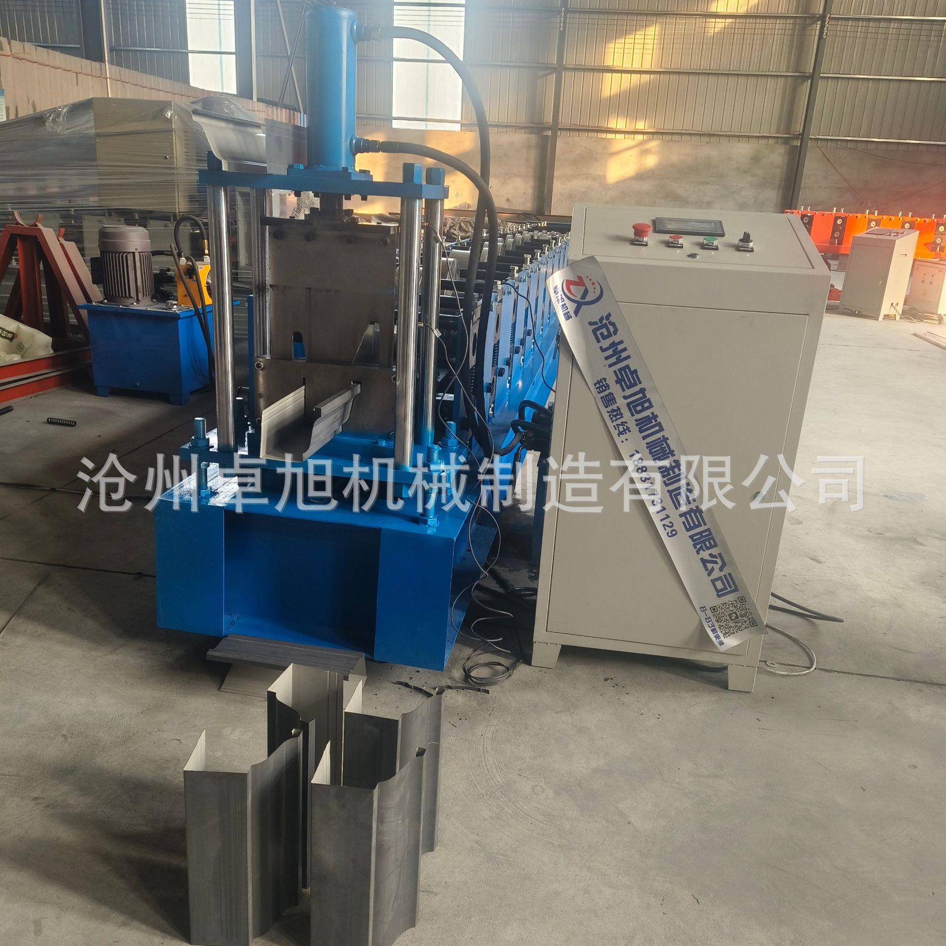 新款全自动数控欧式水槽压瓦机U型槽冷弯成型机天沟落水槽设备