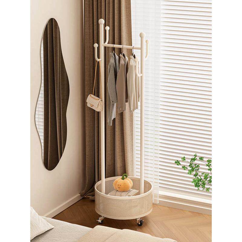 挂衣架落地卧室内家用简易衣帽架可移动晾衣架结实耐用床头收纳架