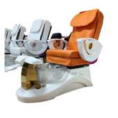 多功能冲浪彩灯高档美甲沙龙家具电动躺椅按摩足部水疗豪华修脚椅