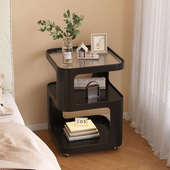 简约现代家带灯方几小桌子边桌边几茶几可移动客厅沙发侧边边柜