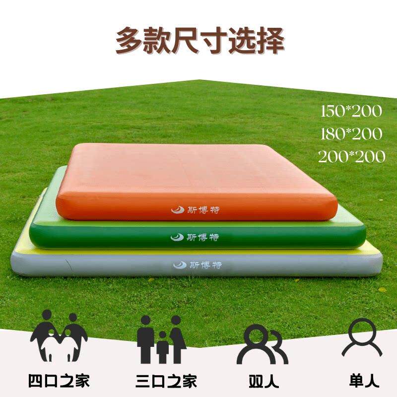 TPU/PVC博特户外帐篷床垫拉丝充气床垫双人单人户外地垫耐用耐磨