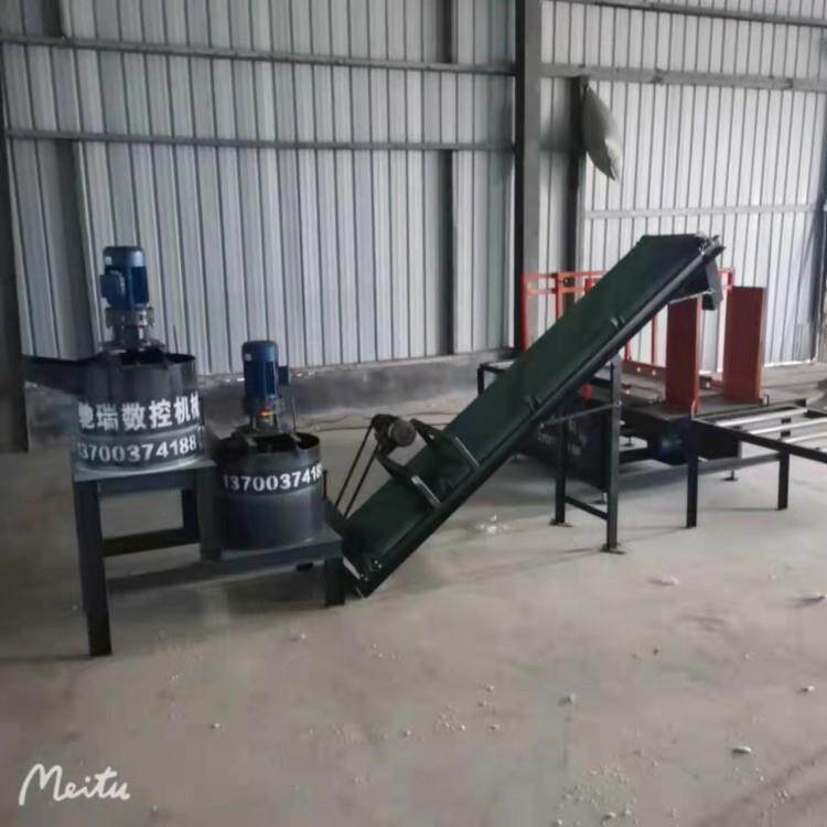 EPS线条挂浆机外墙装饰构件加工机械设备泡沫线条过浆机