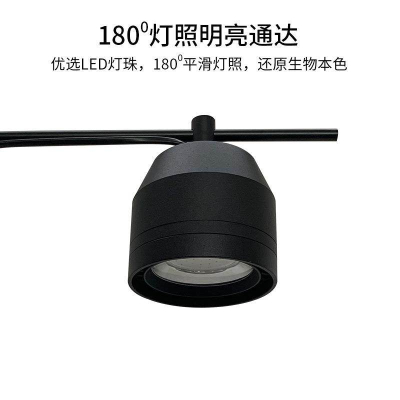 LED大功率鱼缸水草灯全光谱RGB观赏鱼水陆鱼缸造景灯照明筒灯