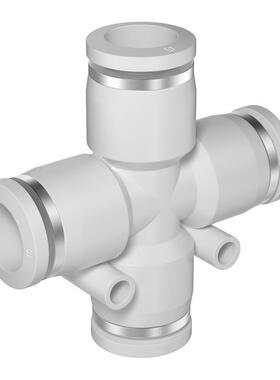 PTPMZ朝日气动接头十Z字型四通气管接头PA4ZA6无品牌/PA8PZA10PZA