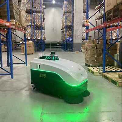 毛驴快跑S95室内扫洗一体智能清洁机器人可清扫室内外各类型垃圾