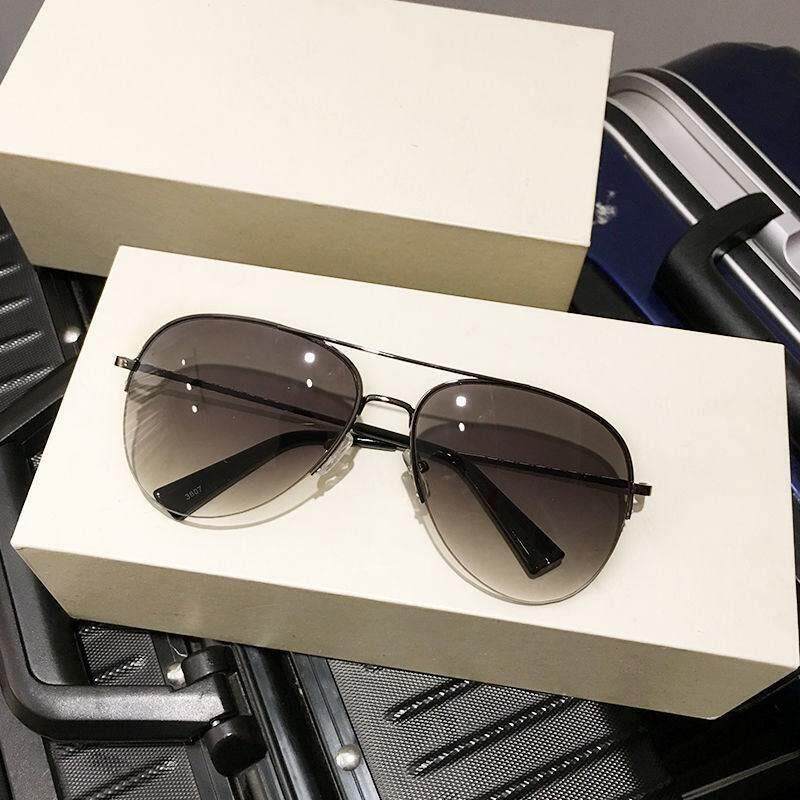 Fashion Luxury Brand Rimless Women Sunglasses For Men Vintag