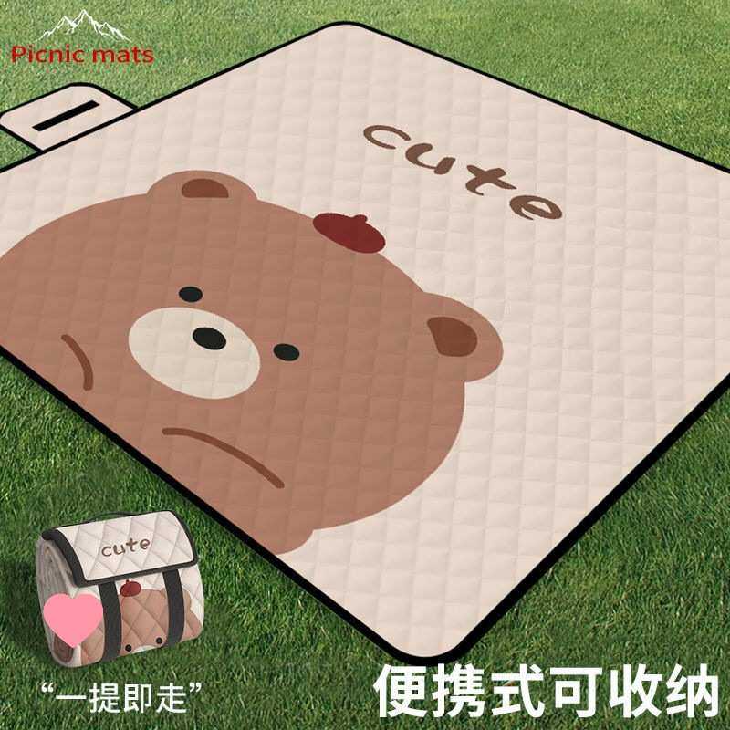 野餐垫防潮垫加厚便携户外露营野营沙滩草地野炊防水垫子帐篷地垫
