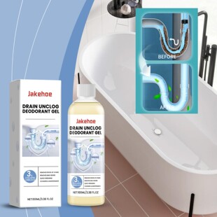 JAKEHOE Drain Pipe Unclogging and Odor-Removing Gel, Plumbin