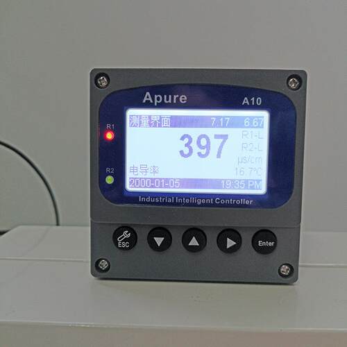 Apure电导率A10CD-A/KS1-5M-NTC工业在线电阻率控制器 电导率仪