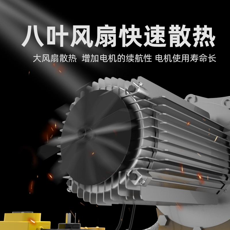 宏工 卷扬提升机220V升降小型起重吊机1/1.5/2吨铝壳工地电动葫芦