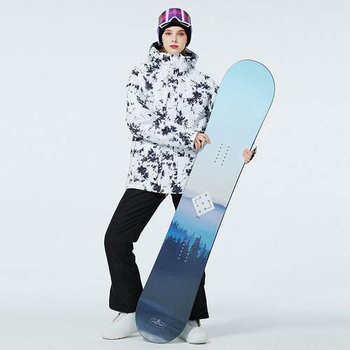 新款滑雪服套装女工装款保暖加厚韩版板双板滑雪衣裤套装