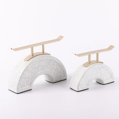 新式中店大堂酒AYR玄关软装件样摆板房间客厅酒柜创意陶瓷家居装