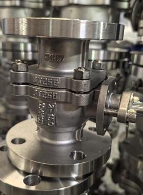 Q41F-150LBCD4MCU合金钢耐蚀不锈钢软密封球阀手动法兰球阀门