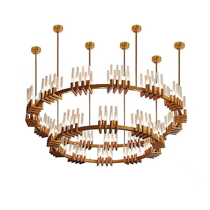 饭店包厢吊灯酒店大堂会所宴会厅餐厅灯售楼部沙盘灯新中式水晶灯