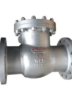 高温止回阀H44H-25C旋启式止回阀铸钢材质法兰连接DN65