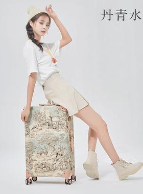 高档unw男aler复k古行李箱24寸旅行箱20寸女登机箱26寸i万向轮拉