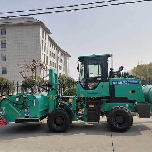 滑移装载机属具前进式封闭清扫器隧道城市煤场环卫道路清扫机