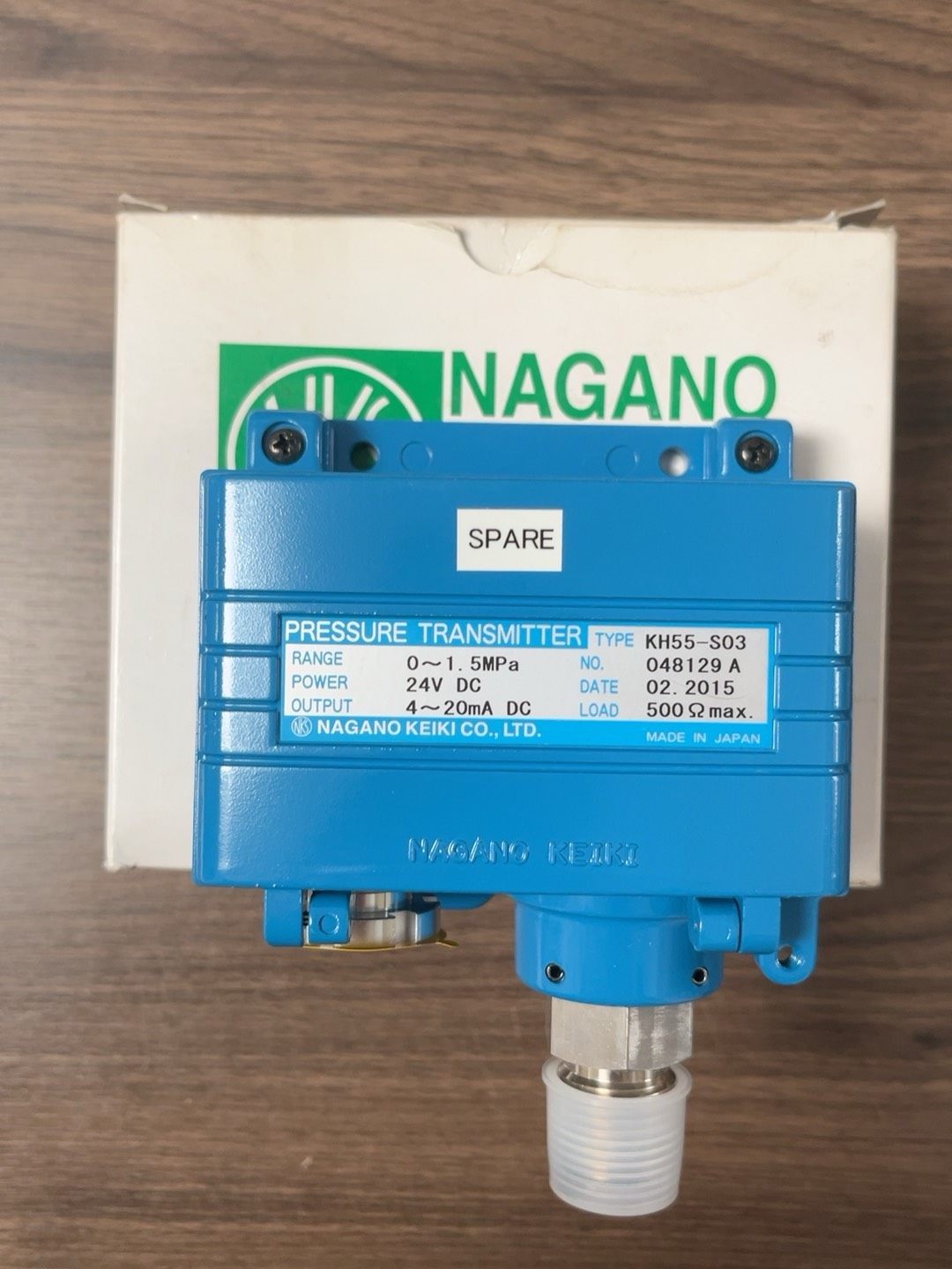 长野 KH55-S03，压力传感器，压力范围0-1.5MPA