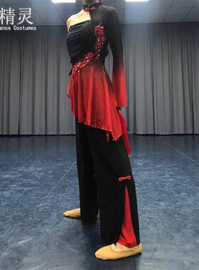 胶州秧歌舞蹈服艺考服沂蒙山小调表演服飘逸扇舞九儿红高粱演出服