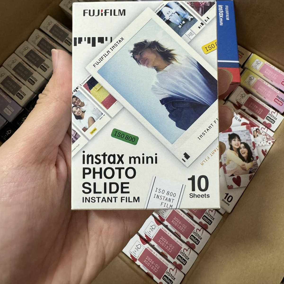 富士立拍立得相纸 mini7Smini8mini25/50s/70/90流光花边相纸