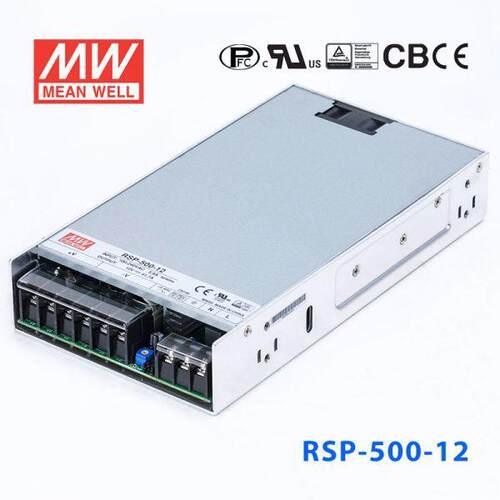明纬RSP-500-24V/48V/12V/27V薄500W开关电源5V/15V/3.3V替SP/S