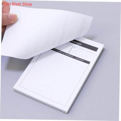 1pack Creative Study&Work Plan Kraft Paper Memo Pad Kawa