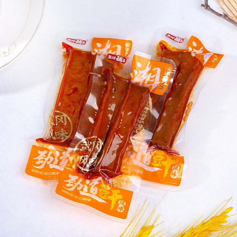 盐津铺子卤汁豆腐平江风味豆干香辣柴火豆干辣条解馋休闲零食小吃