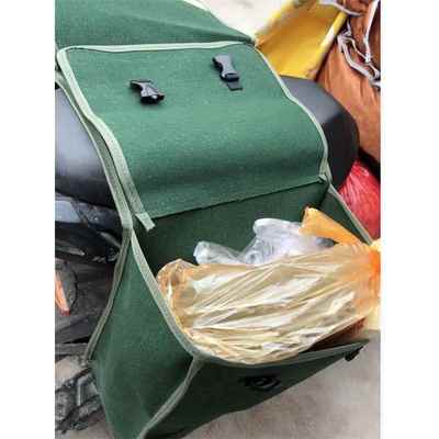 加厚帆布摩托踏板电动自行车驮包两侧单侧挎包挂包搭子防水侧边包