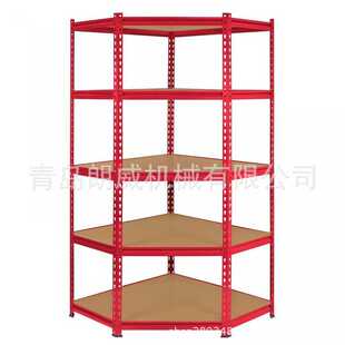 5层无螺丝MDF层板商店超市仓储货架家用车库正路收纳架书架