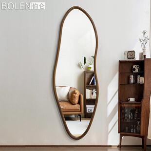 BOL异213EN实木复古中古网红穿衣壁挂式 饰衣全身镜 入户玄关形试装