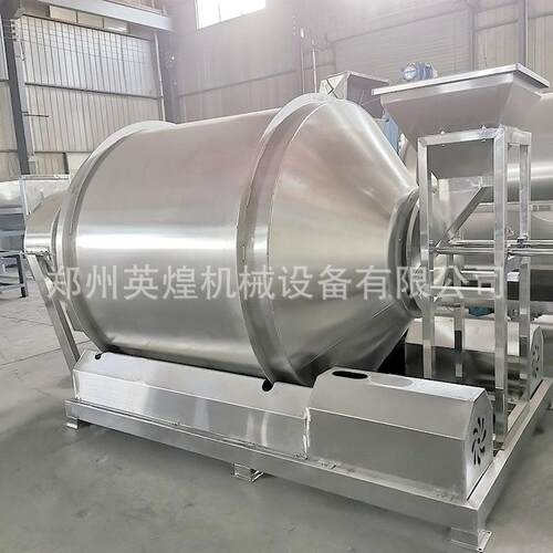 热销食合品花原料机混3立方商用焦糖生瓜子滚筒搅拌机