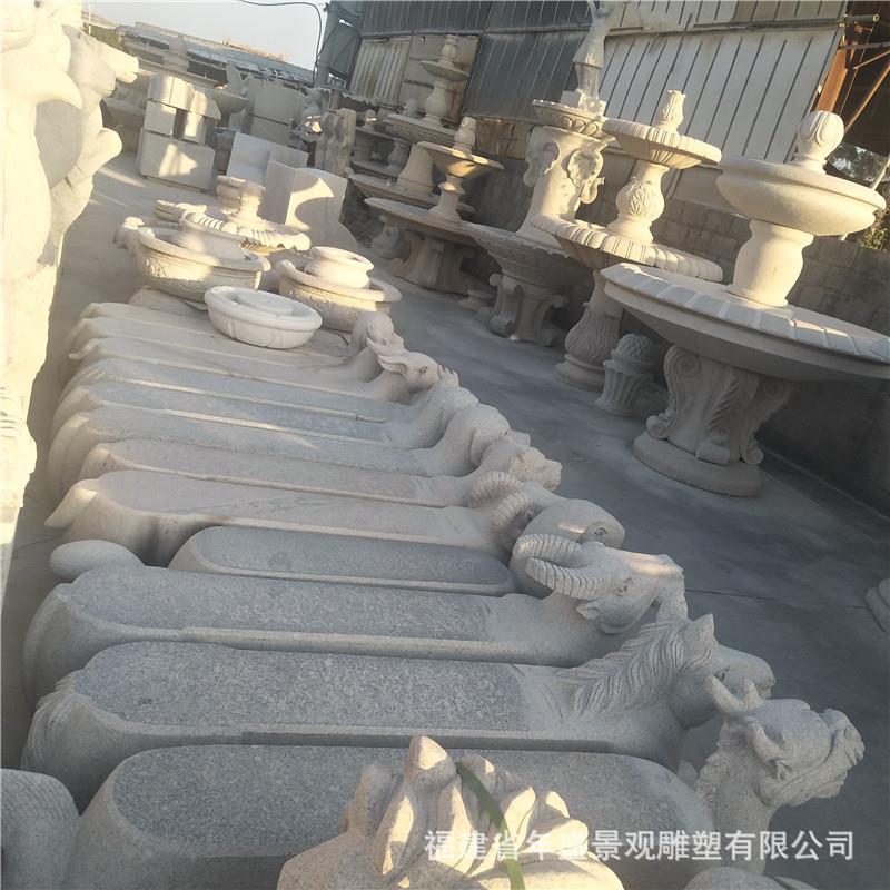 园林景观摆件十二生肖动物座椅 广场小区休闲石头凳子 石雕厂家