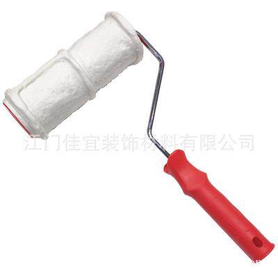 艺仿砖纹滚筒8寸质2206TS压感花滚筒硅藻泥施工具术涂料肌工理滚