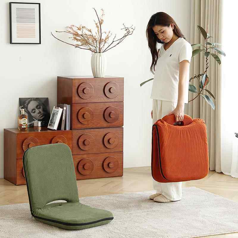 式懒人小沙发5675床上靠日榻榻米坐地椅椅子阳台可折叠休闲背单人