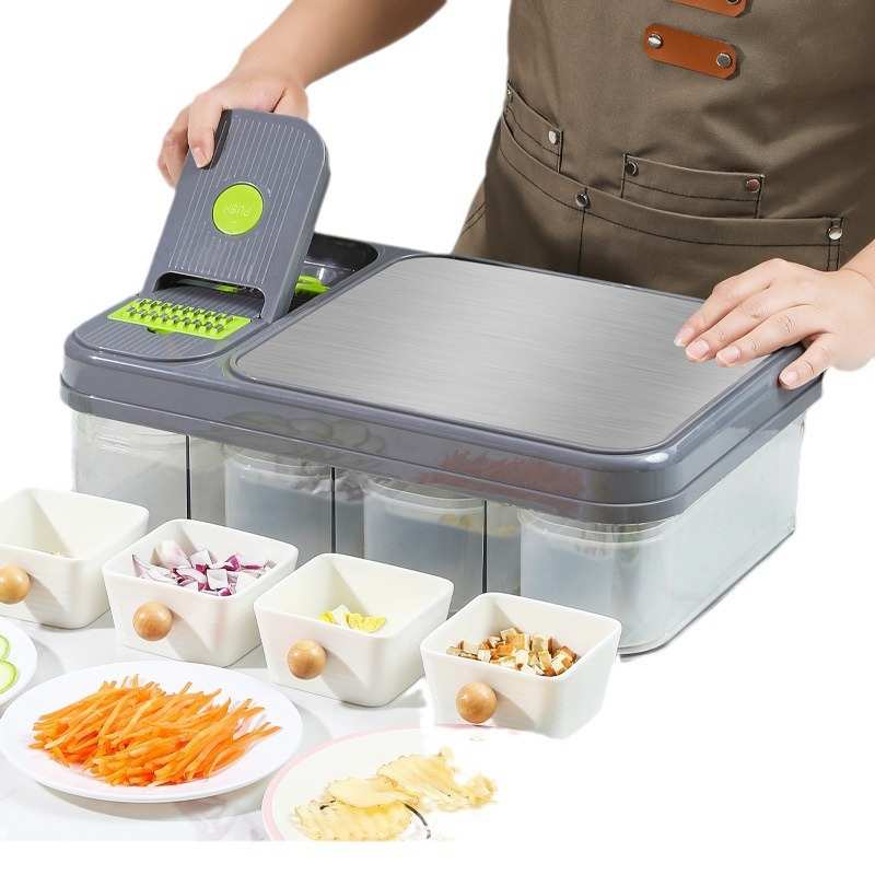 切菜多功能切菜厨房家用沙拉器蔬菜器切丝器丁护手器切