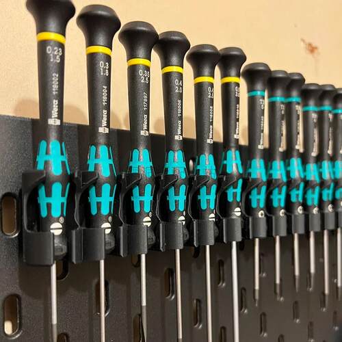 适用于DIY墙上洞洞板收纳五金配件 wera维拉精密螺丝刀工具支架子