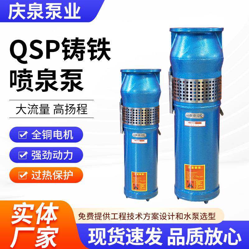 QSP喷泉泵水浸式潜水泵音乐变频80V大流量景观水池循环喷泉泵