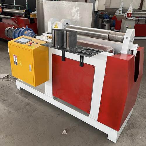 电动无直边二辊胶轴卷圆机镀锌板卷圆机聚氨酯胶轴全自动卷圆机