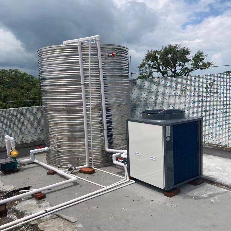 7匹-35度低温运行匠奥空气能热泵热水机组可与水箱循环供生活热水