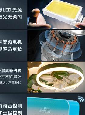 儿童房飞灯升机造男孩卧直室灯照明机两用风扇型吸JT-10359顶灯