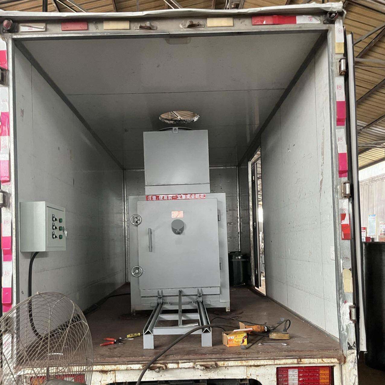 车载移动式宠物火化炉农村生活垃圾处理环保设备生活垃圾焚烧炉