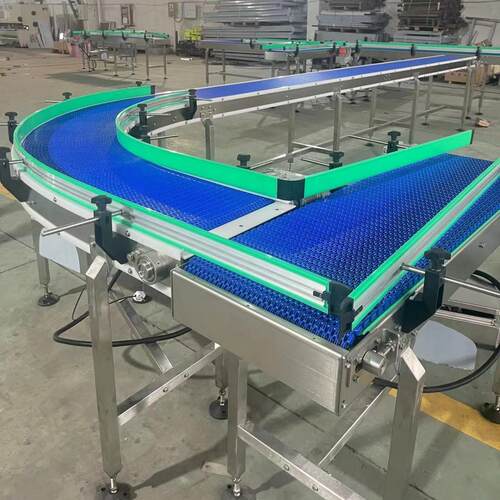 食品柔性流水线小型车间工作pom塑料链板传送带PP材质链板输送机